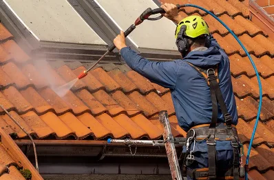 Démoussage et hydrofuge de toiture à Étaule